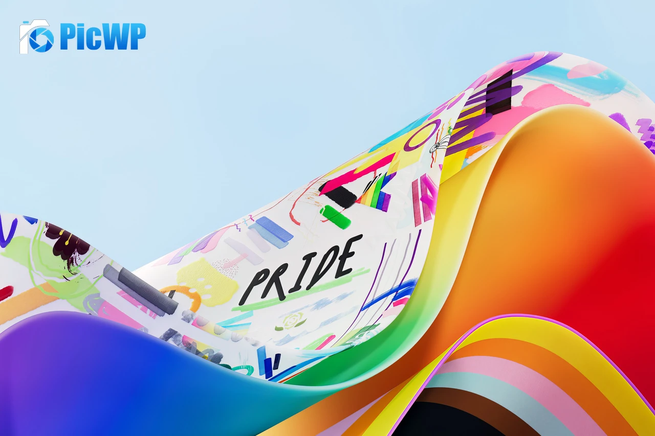 Colorful Microsoft Pride 5K PC Wallpaper