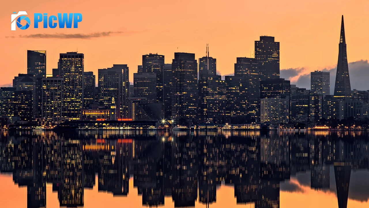 San Francisco Golden hour 6K PC Wallpaper