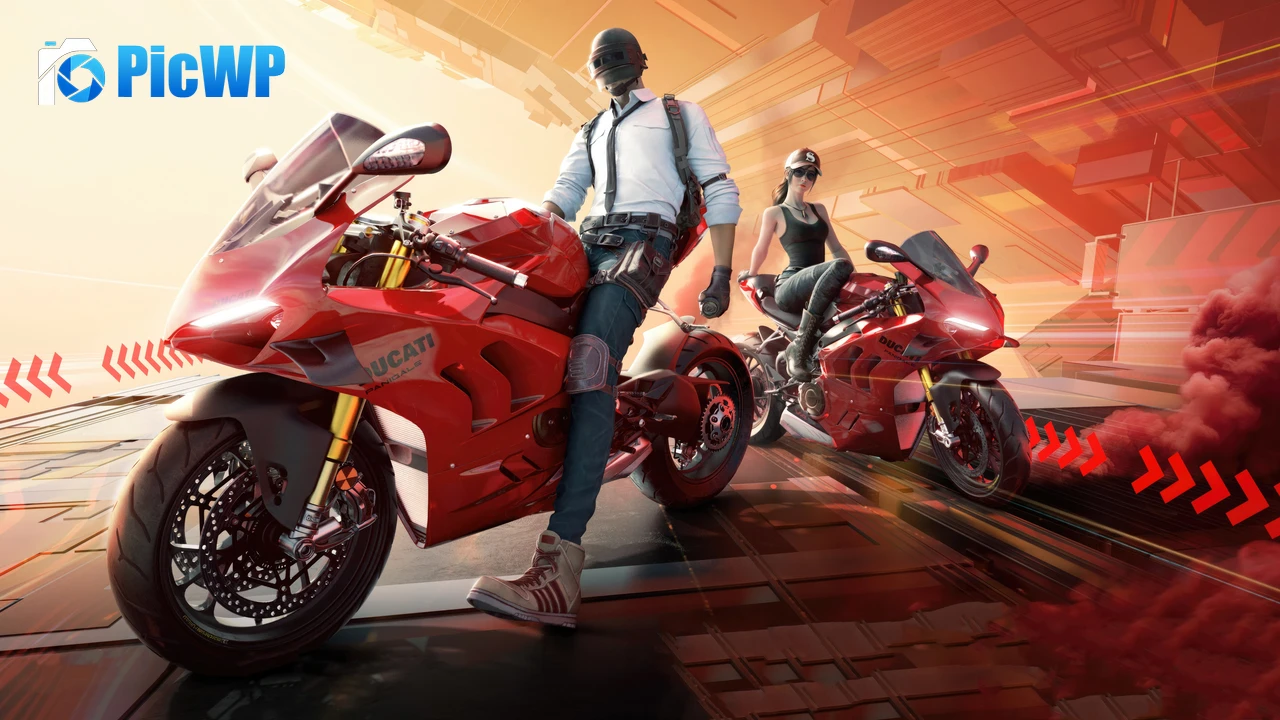 PUBG x Ducati Ducati Panigale V4 8K PC Wallpaper