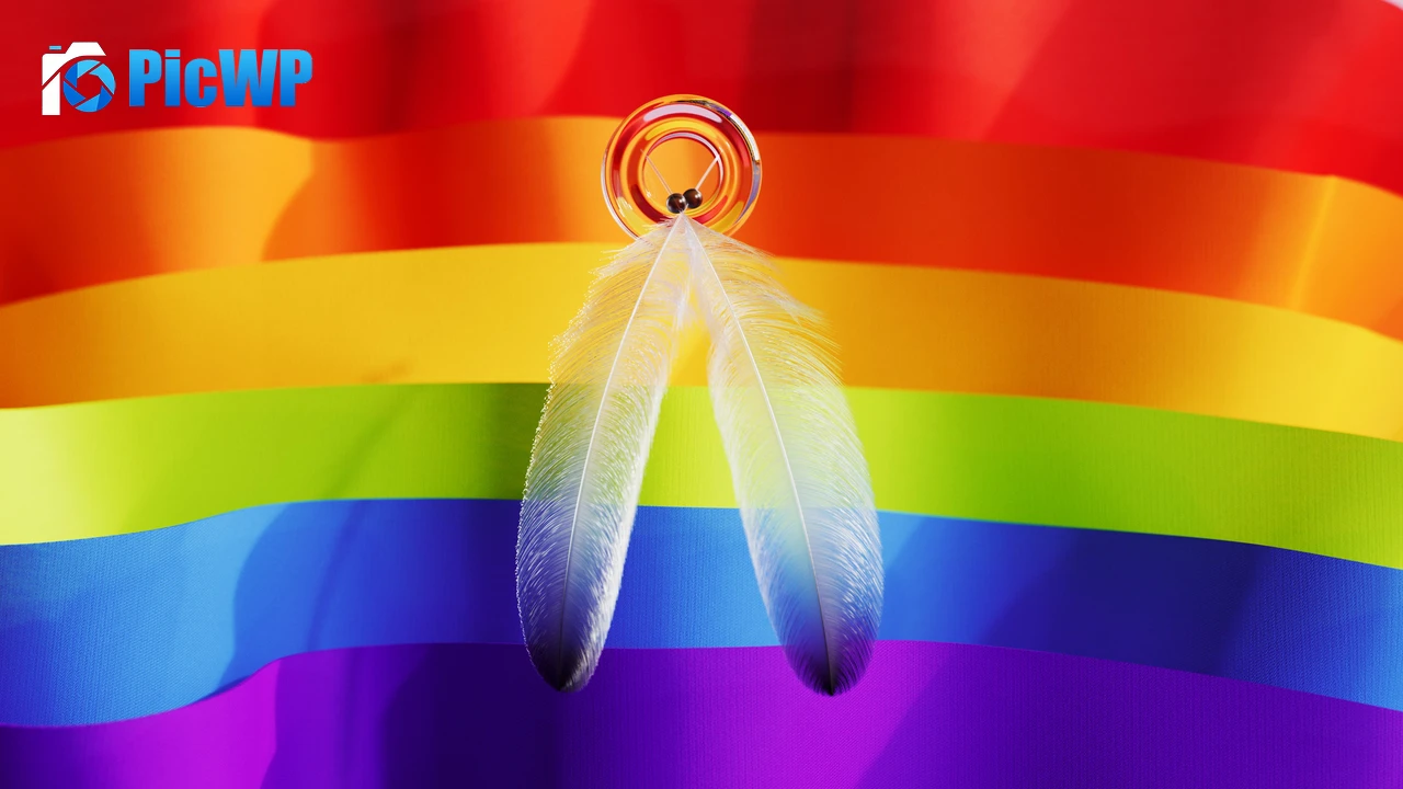 Ribbons Rainbow 5K PC Wallpaper