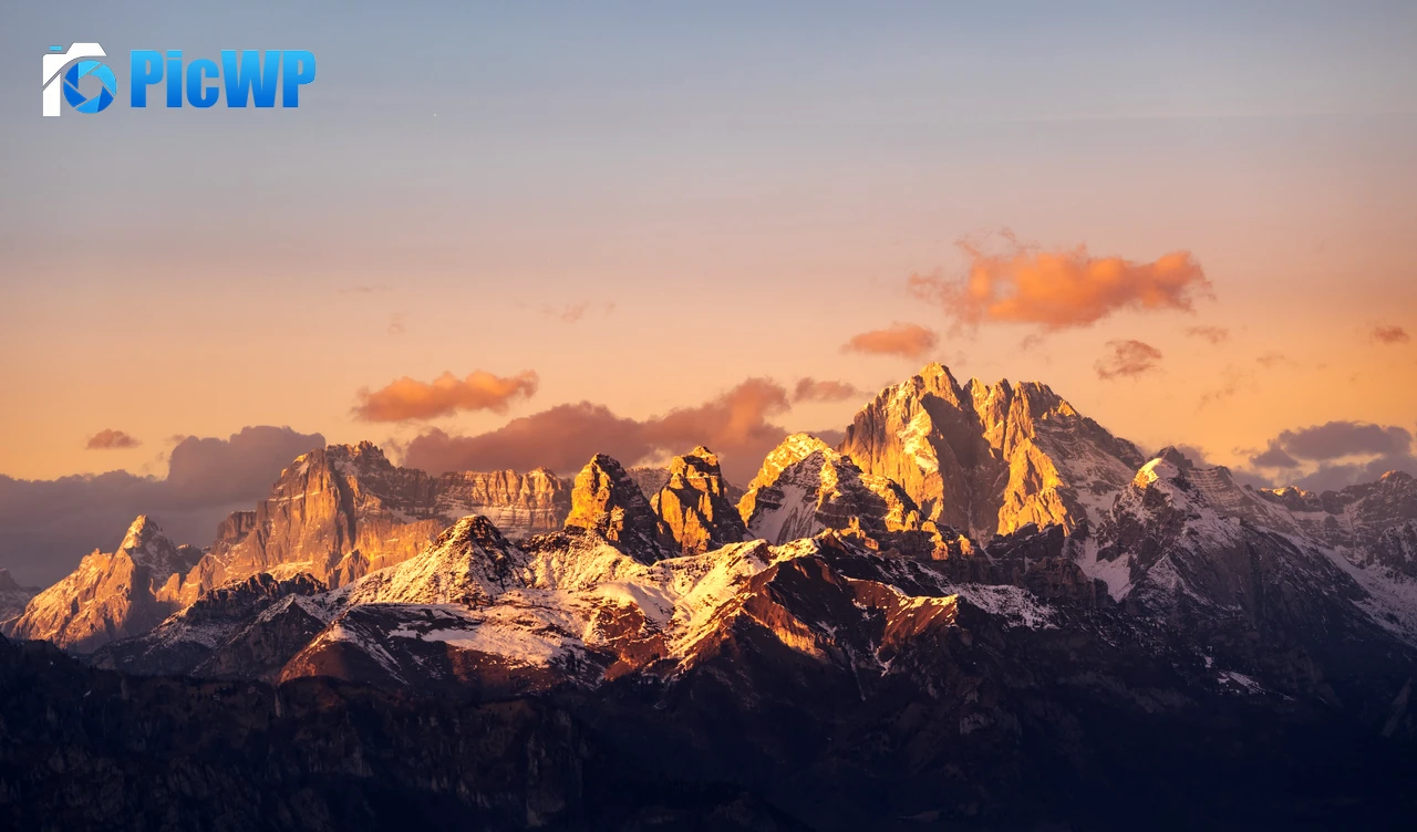 Dolomite mountains Alps 6K PC Wallpaper