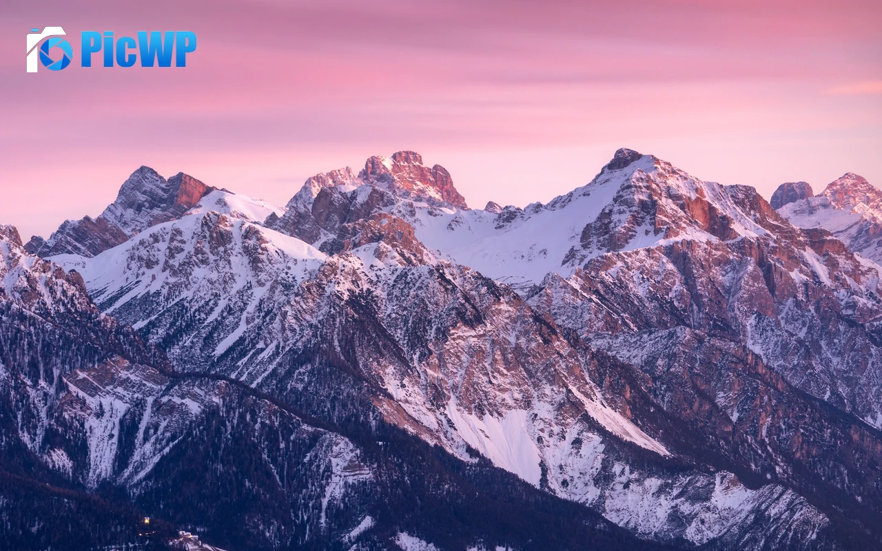 Dolomites Kronplatz mountain 6K PC Wallpaper