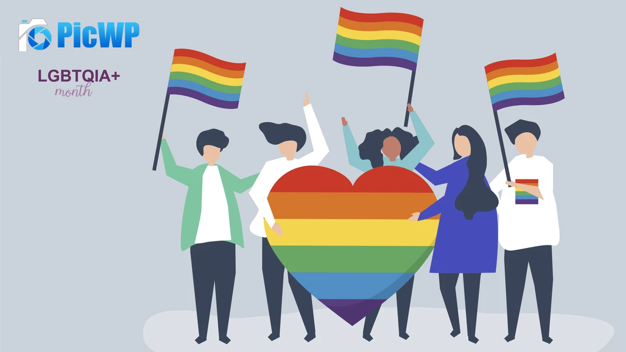 LGBTQ Pride flag 6K PC Wallpaper