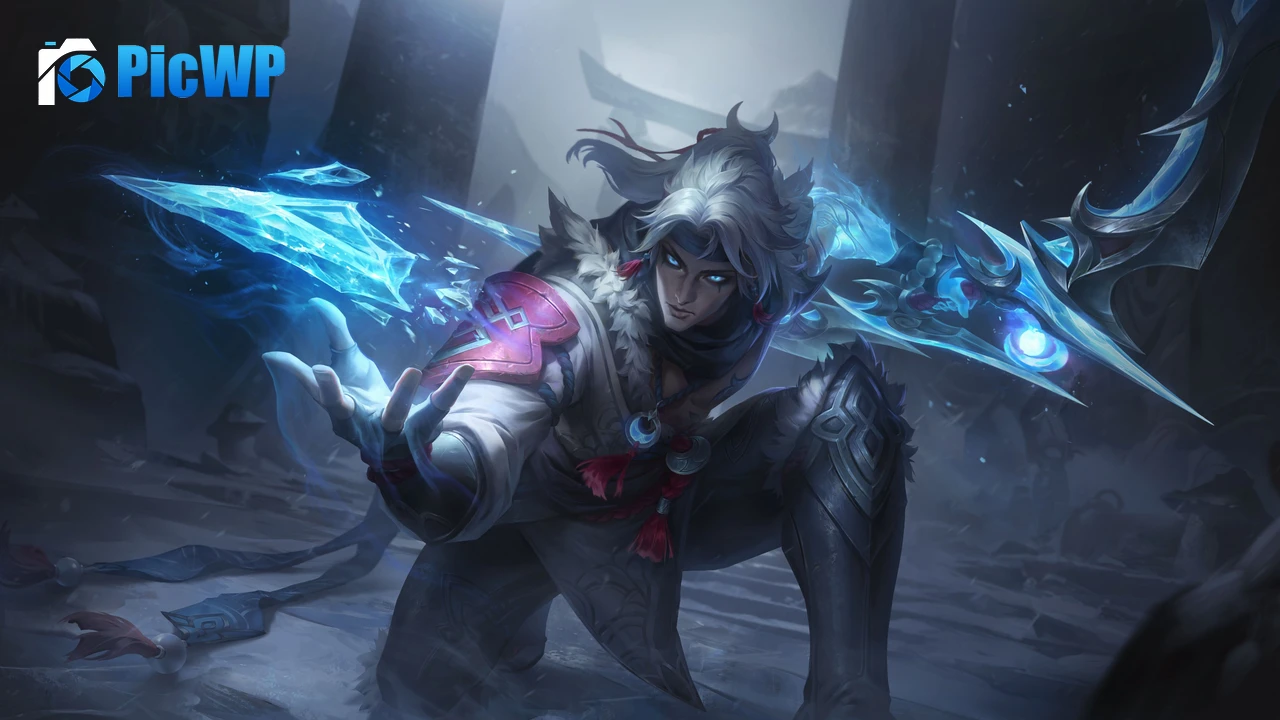 Snow Moon Varus League of Legends 5K PC Wallpaper