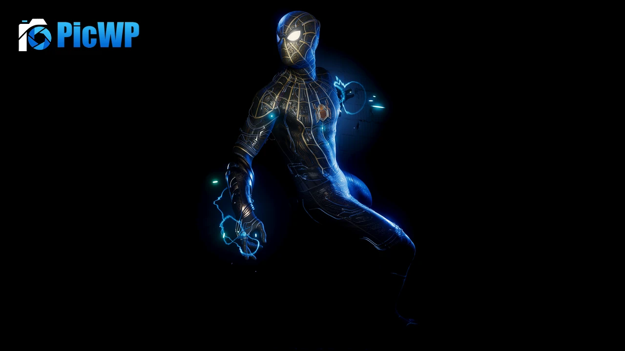 Marvel's Spider-Man Black Spider-Man 6K PC Wallpaper
