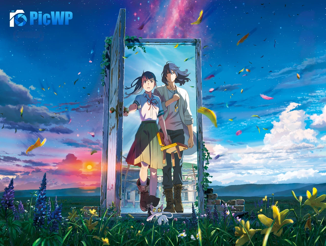 Suzume no Tojimari Anime movie 6K PC Wallpaper