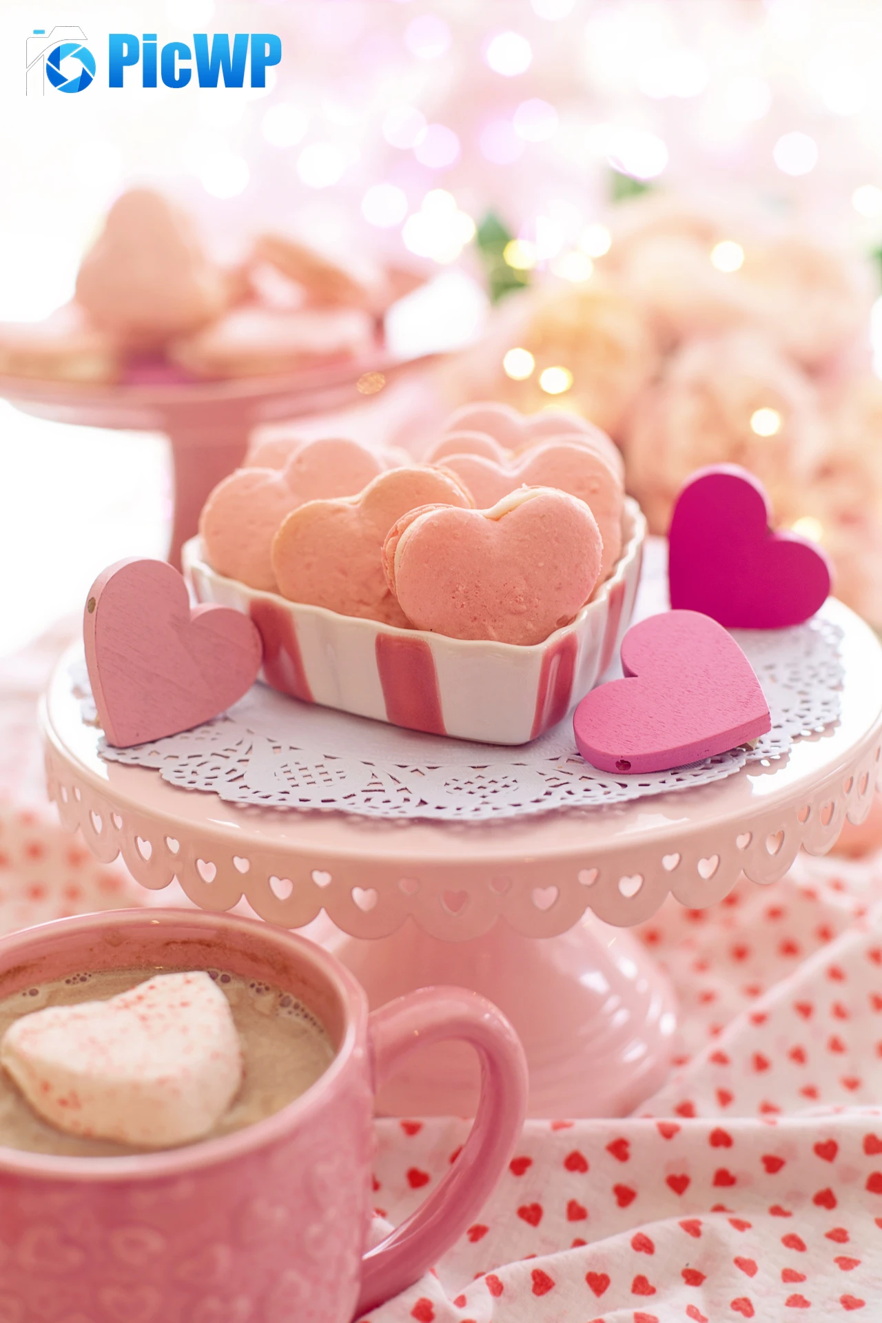 Love hearts Pink hearts 6K Mobile Wallpaper