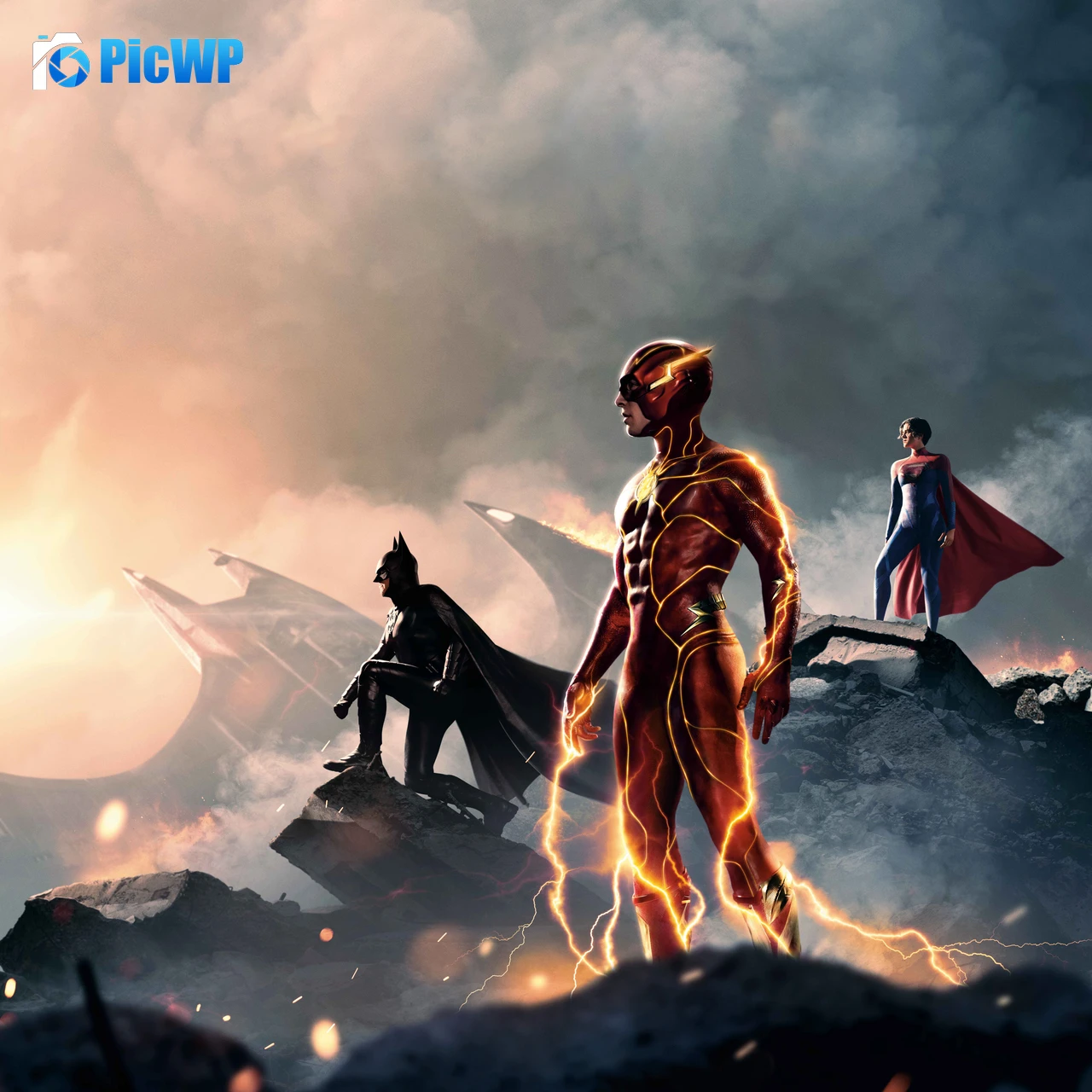 The Flash 2023 Movies 8K Fold Wallpaper