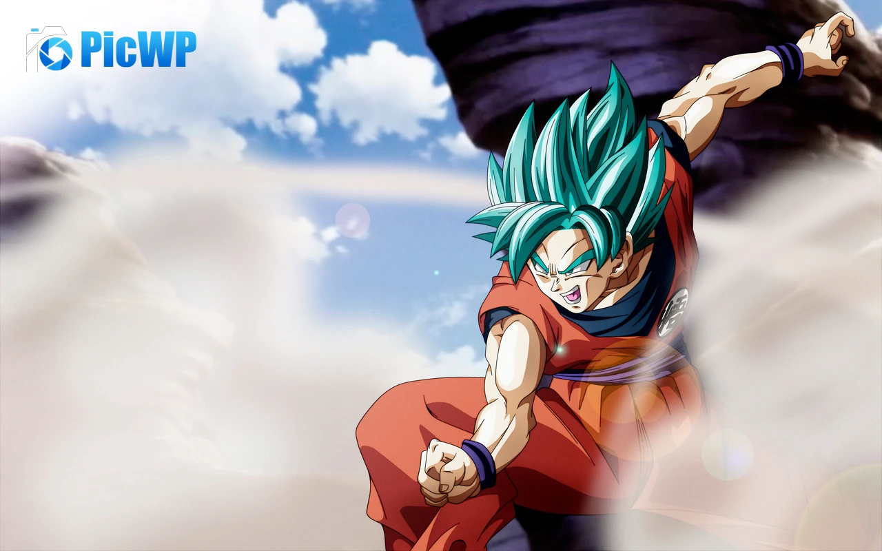 Goku SSGSS Super Saiyan Blue 8K PC Wallpaper