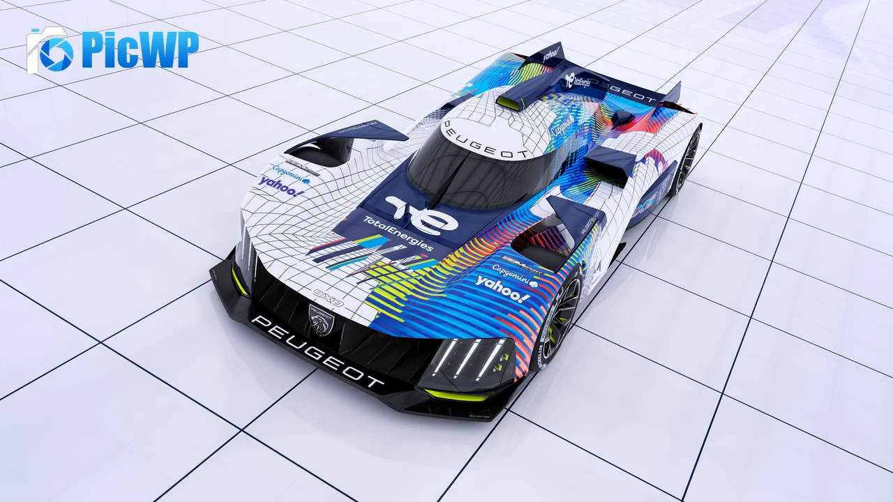 Peugeot 9X8 Hybrid race cars 8K PC Wallpaper
