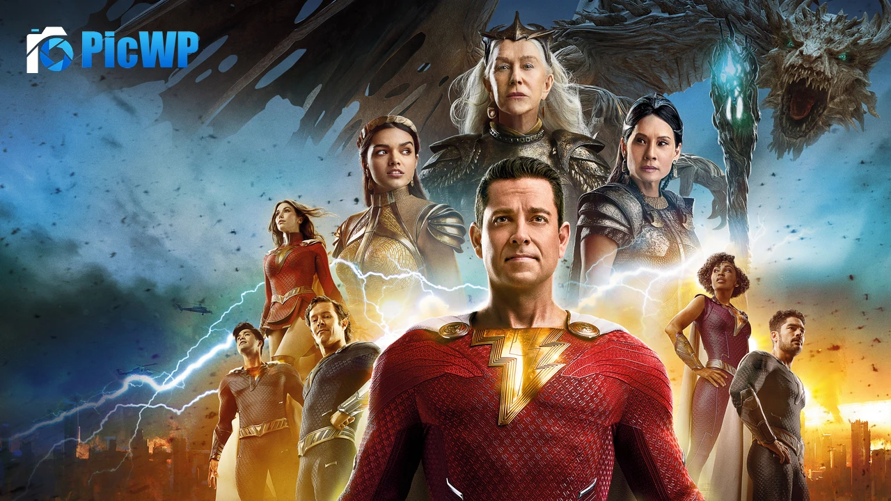 Shazam! Fury of the Gods Movie poster 8K PC Wallpaper