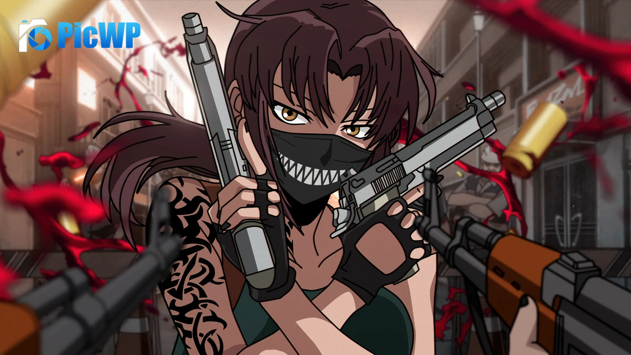 Black Lagoon Revy 6K PC Wallpaper