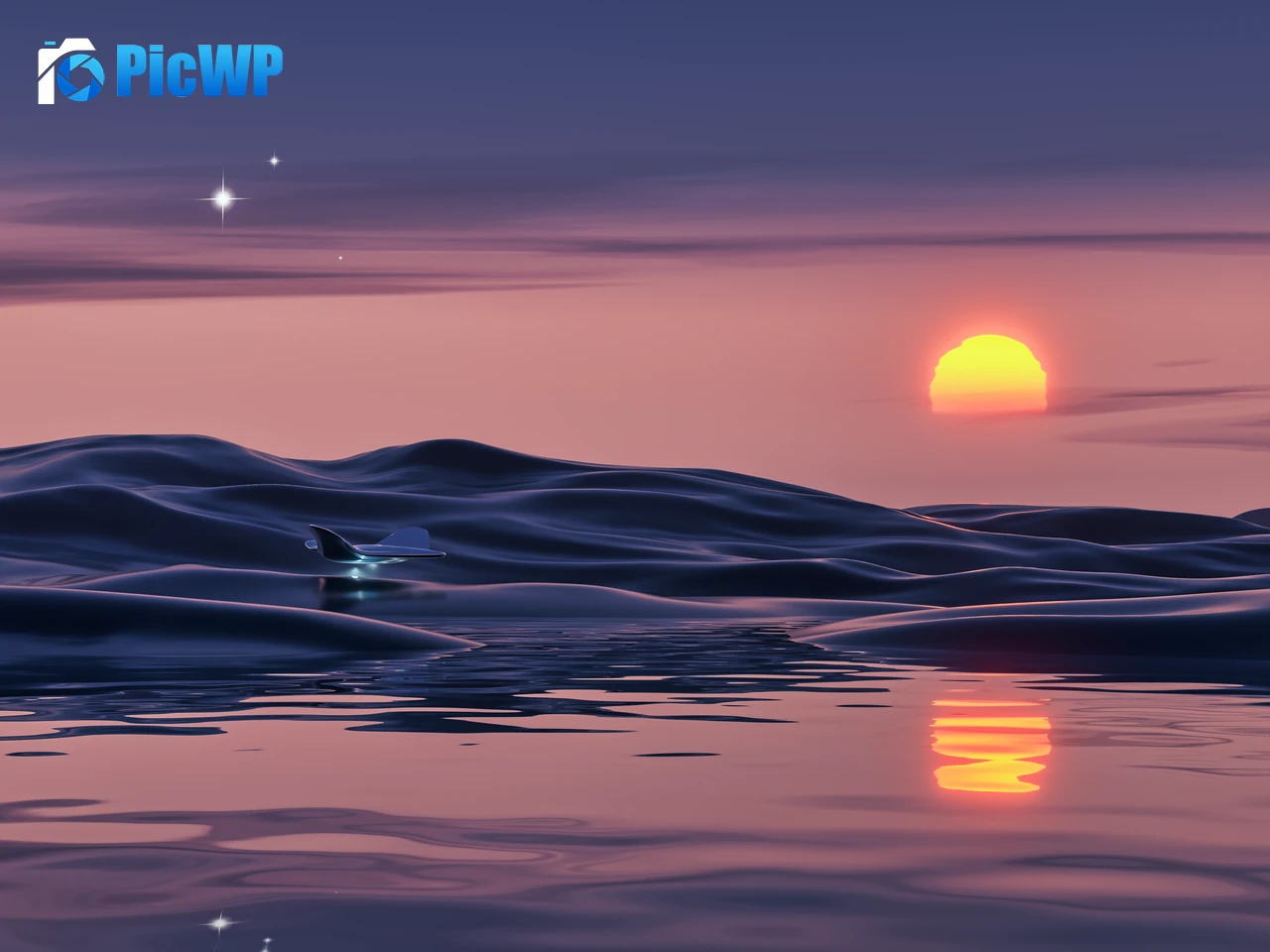 Sunset Surreal 5K PC Wallpaper