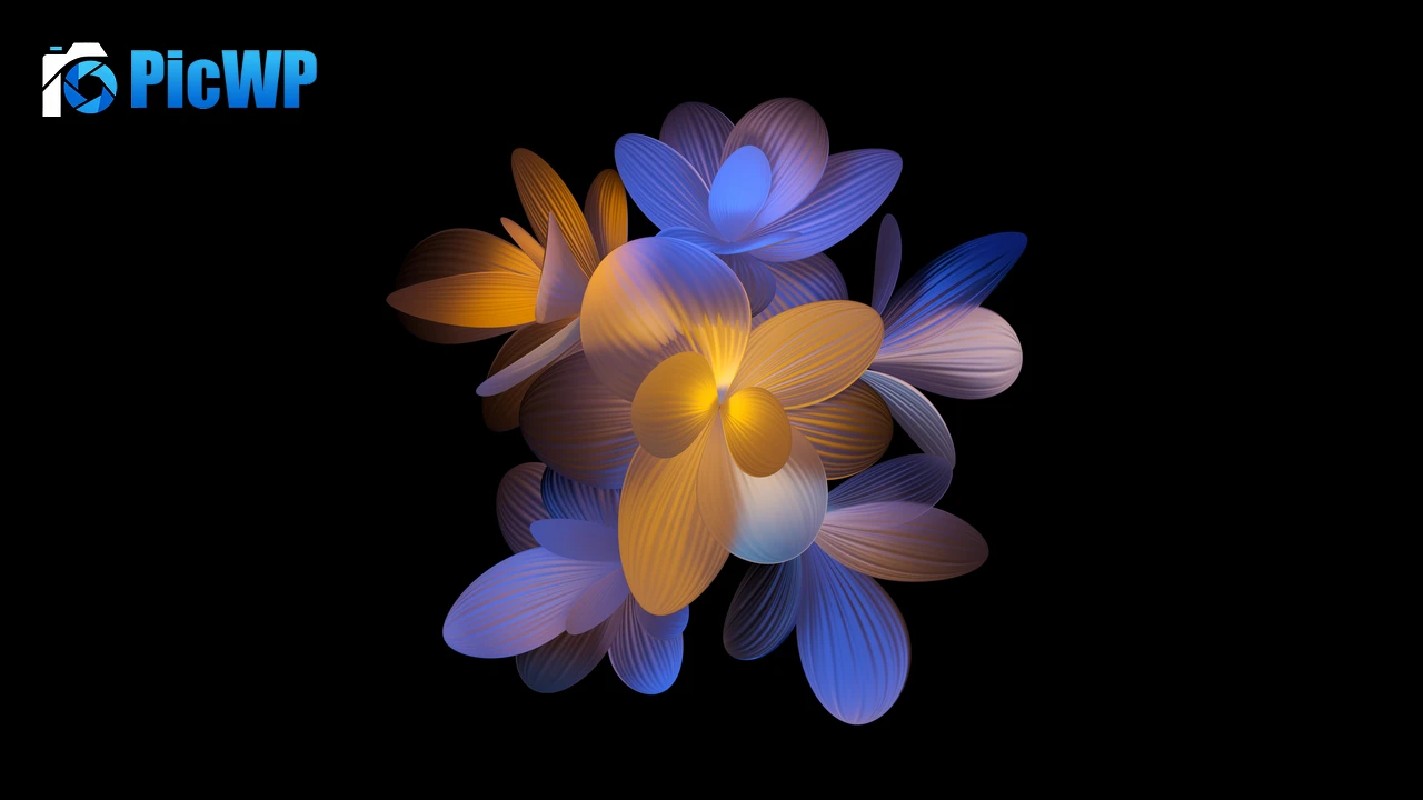 Abstract flower Floral 6K PC Wallpaper