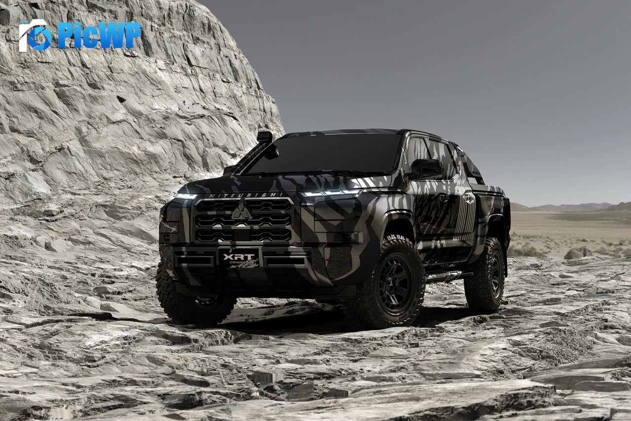 Mitsubishi XRT Concept Pickup truck 8K PC Wallpaper