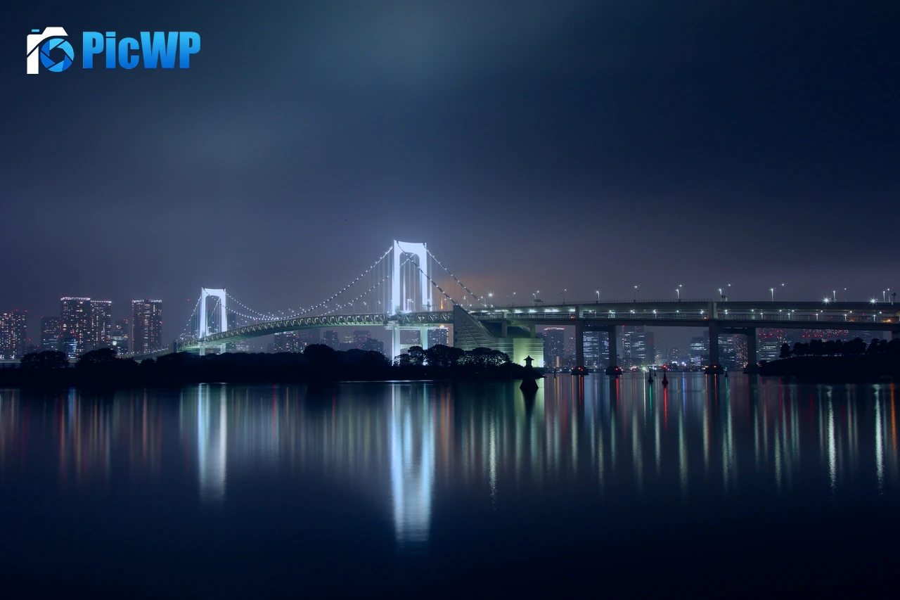 Rainbow Bridge Tokyo 6K PC Wallpaper