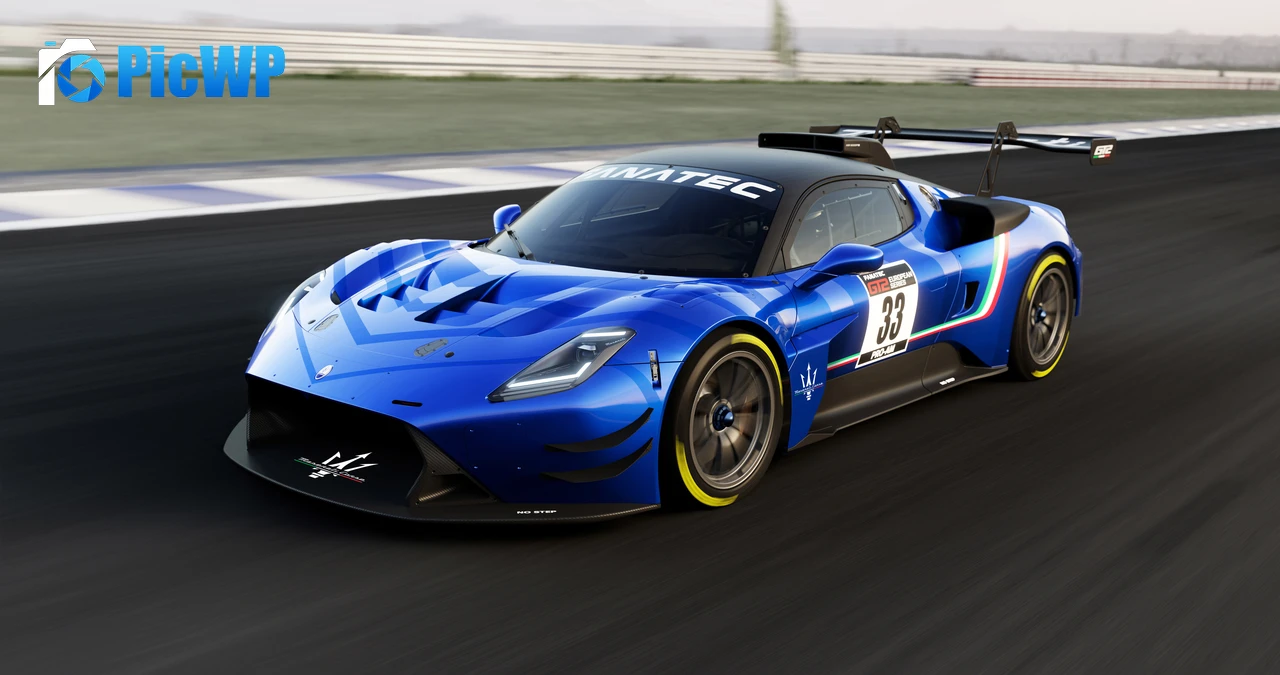 Maserati GT2 Race cars 5K PC Wallpaper