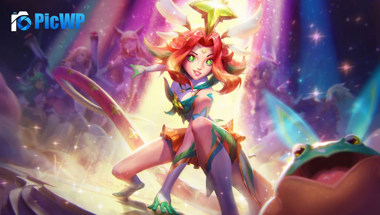 Star Guardian Neeko League of Legends 6K PC Wallpaper