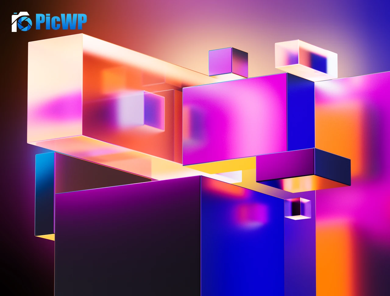 3D background Geometric 5K PC Wallpaper