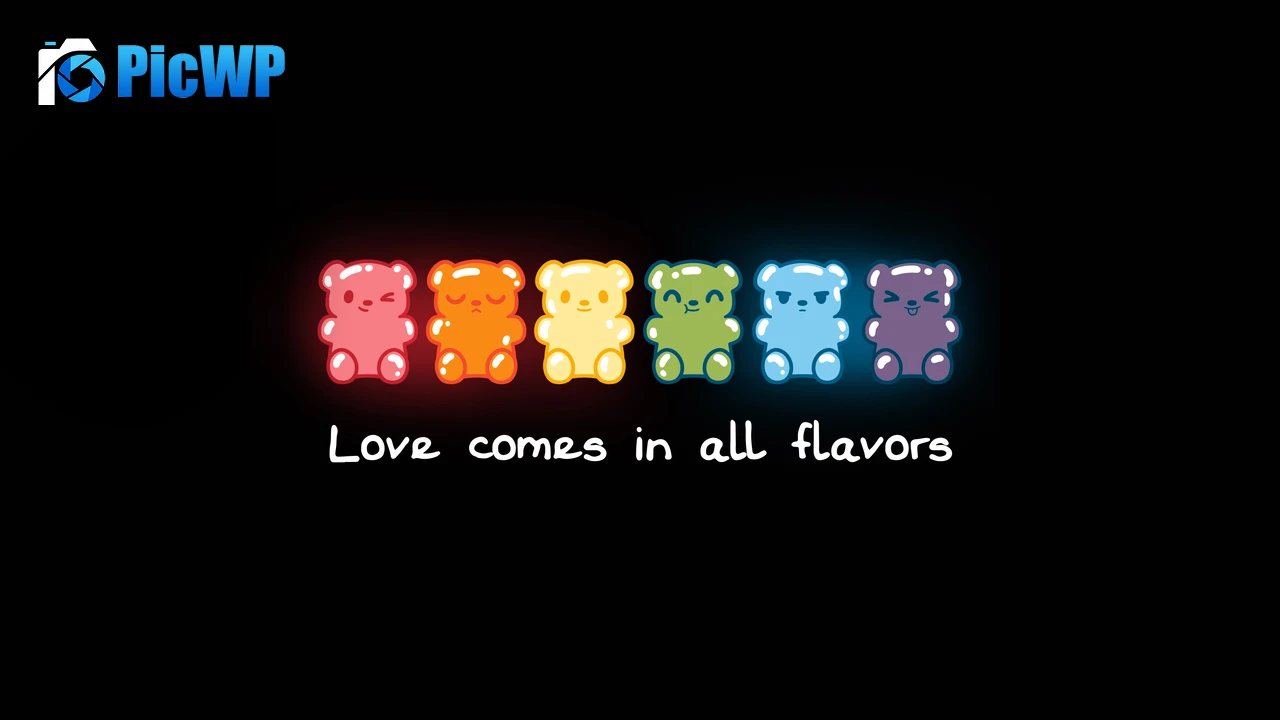 Jelly bears Gummy bear 8K PC Wallpaper