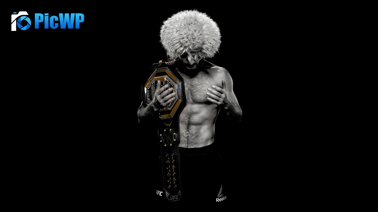 Khabib Nurmagomedov Champion 8K PC Wallpaper
