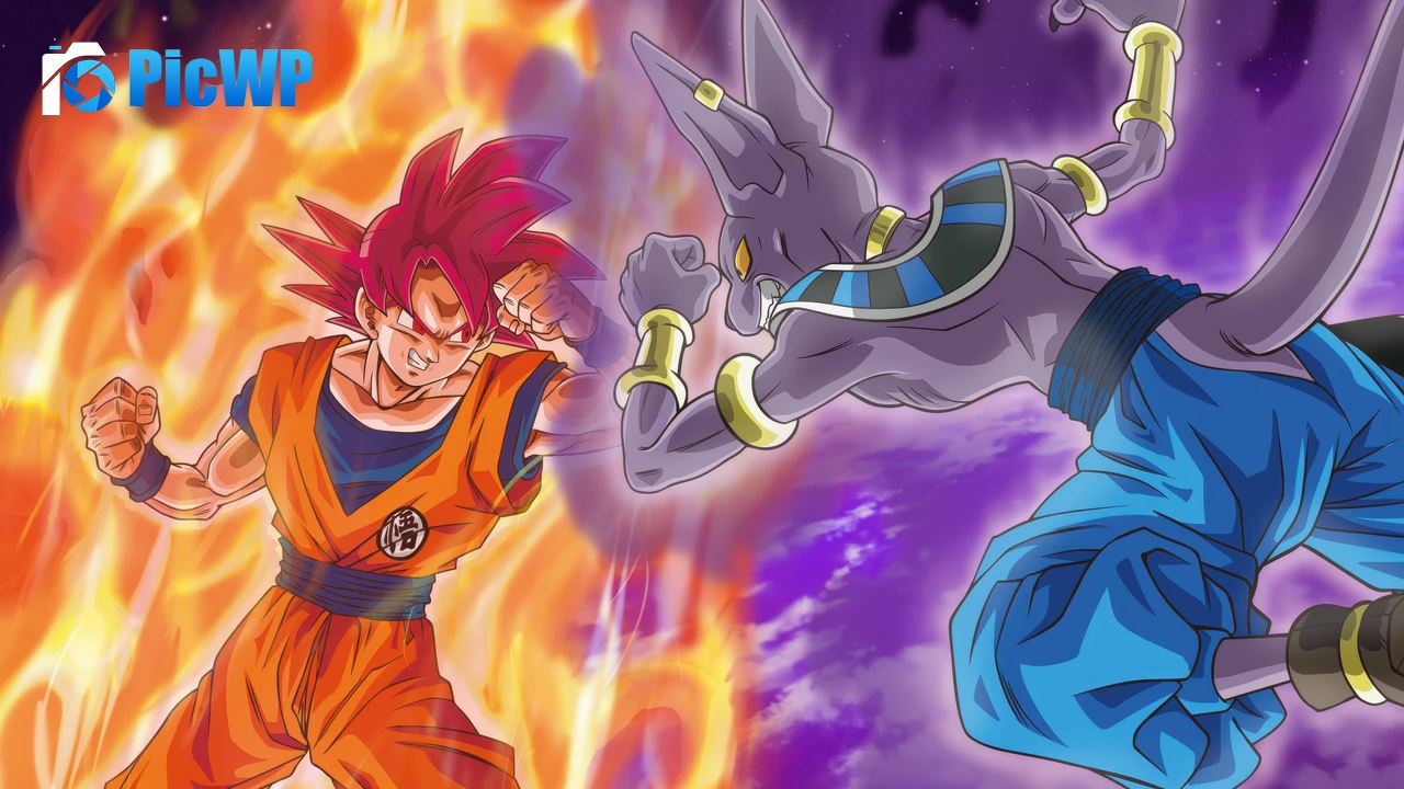 Goku vs Beerus Dragon Ball Z 6K PC Wallpaper