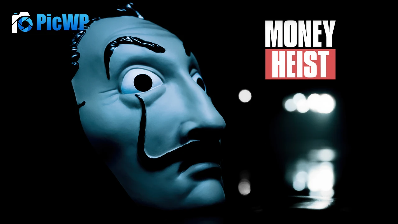 Money Heist Dali Mask 6K PC Wallpaper