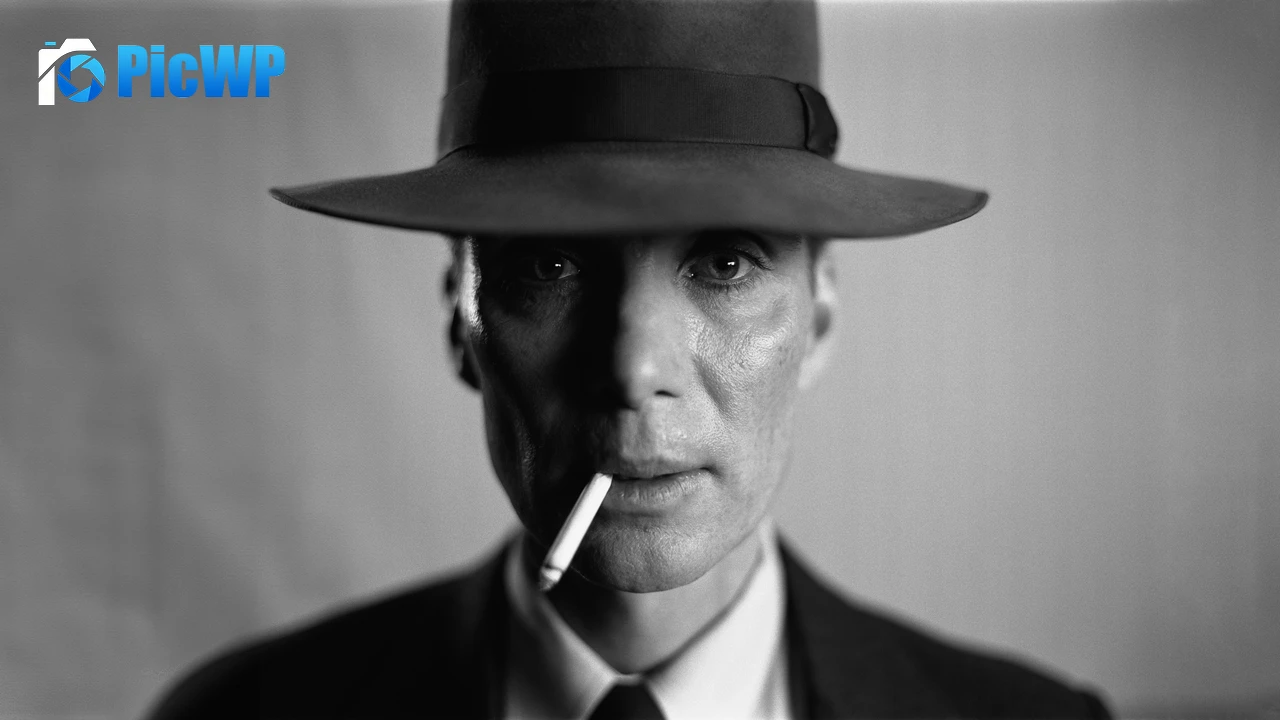 Cillian Murphy (Oppenheimer) Monochrome 8K PC Wallpaper