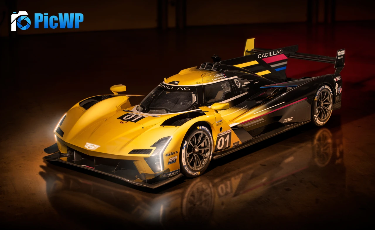 Cadillac V-LMDh Race cars 6K PC Wallpaper