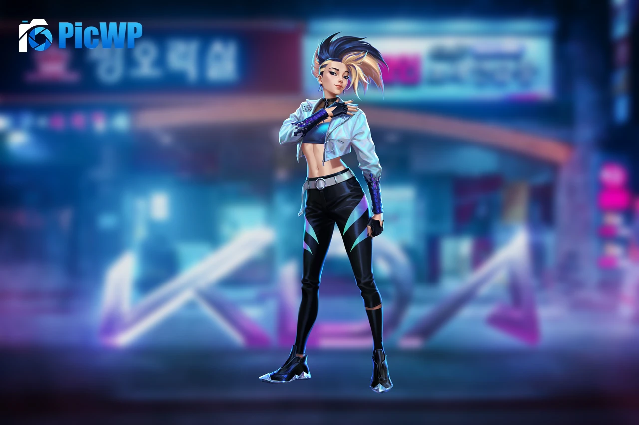 KDA Akali K-pop 8K PC Wallpaper