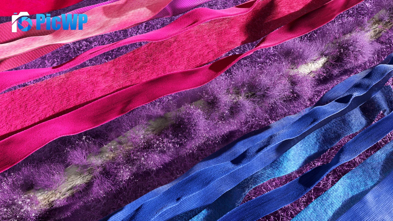 LGBTQ Ribbons 5K PC Wallpaper