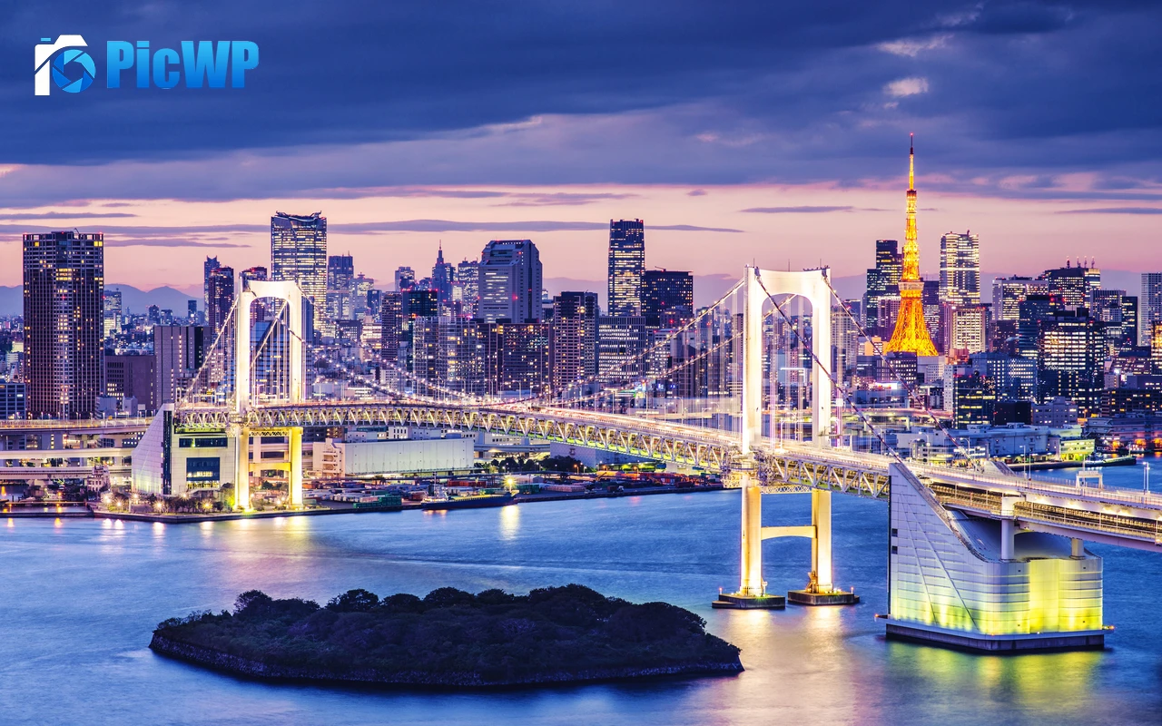 Rainbow Bridge Illuminated 6K PC Wallpaper