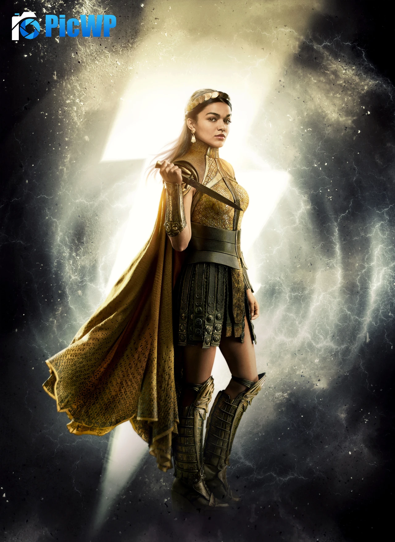 Shazam! Fury of the Gods Rachel Zegler 6K Mobile Wallpaper