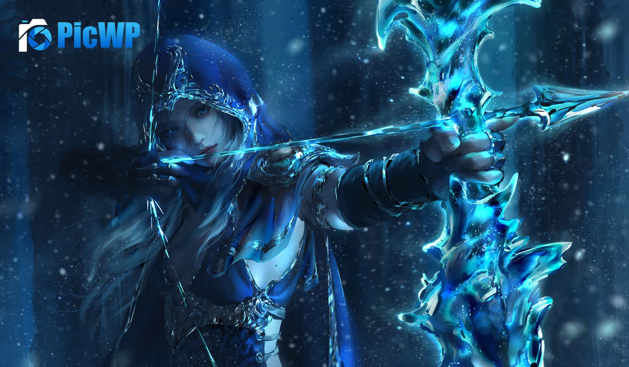 Ashe 9K PC Wallpaper