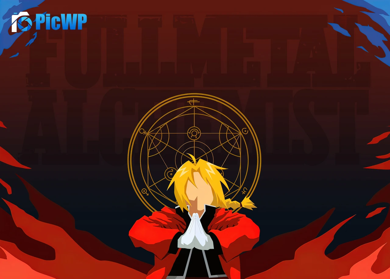 Edward Elric Fullmetal Alchemist 4K PC Wallpaper