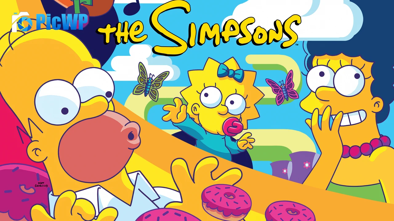 The Simpsons Artwork 6K PC Wallpaper