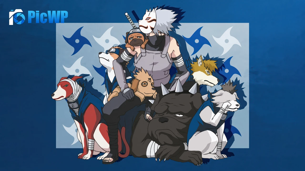 Kakashi Hatake Ninja dogs 6K PC Wallpaper