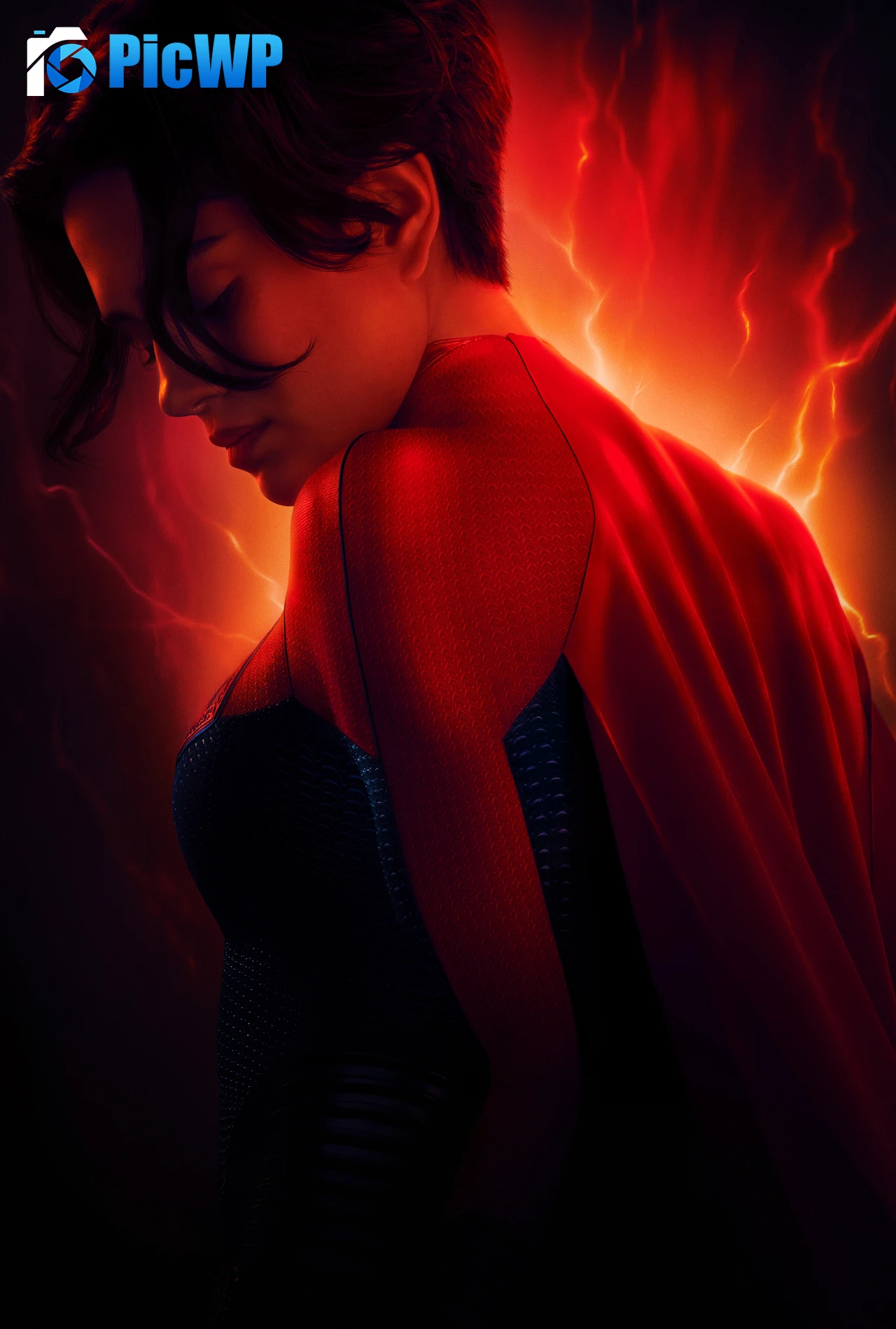 Sasha Calle as Supergirl The Flash 6K Mobile Wallpaper