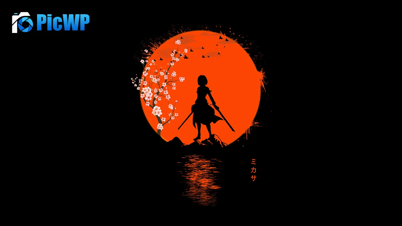 Mikasa Ackerman AMOLED 6K PC Wallpaper