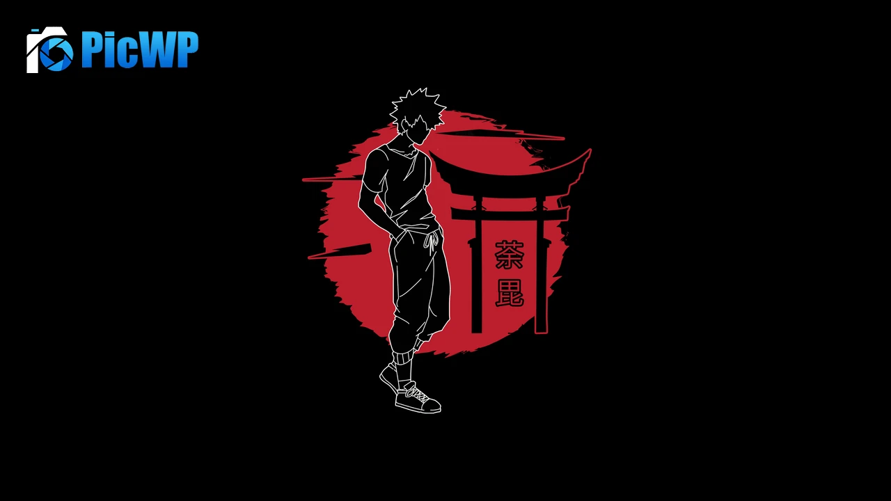 Dabi Black background 6K PC Wallpaper