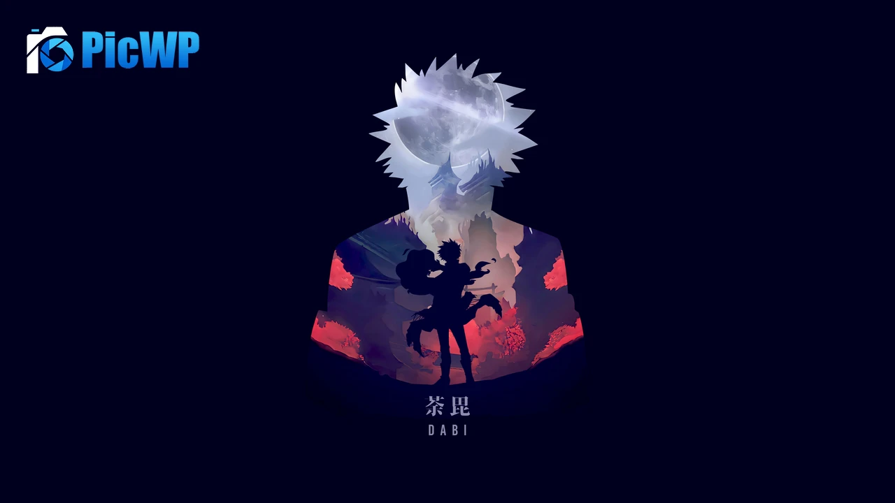 Dabi Dark background 6K PC Wallpaper