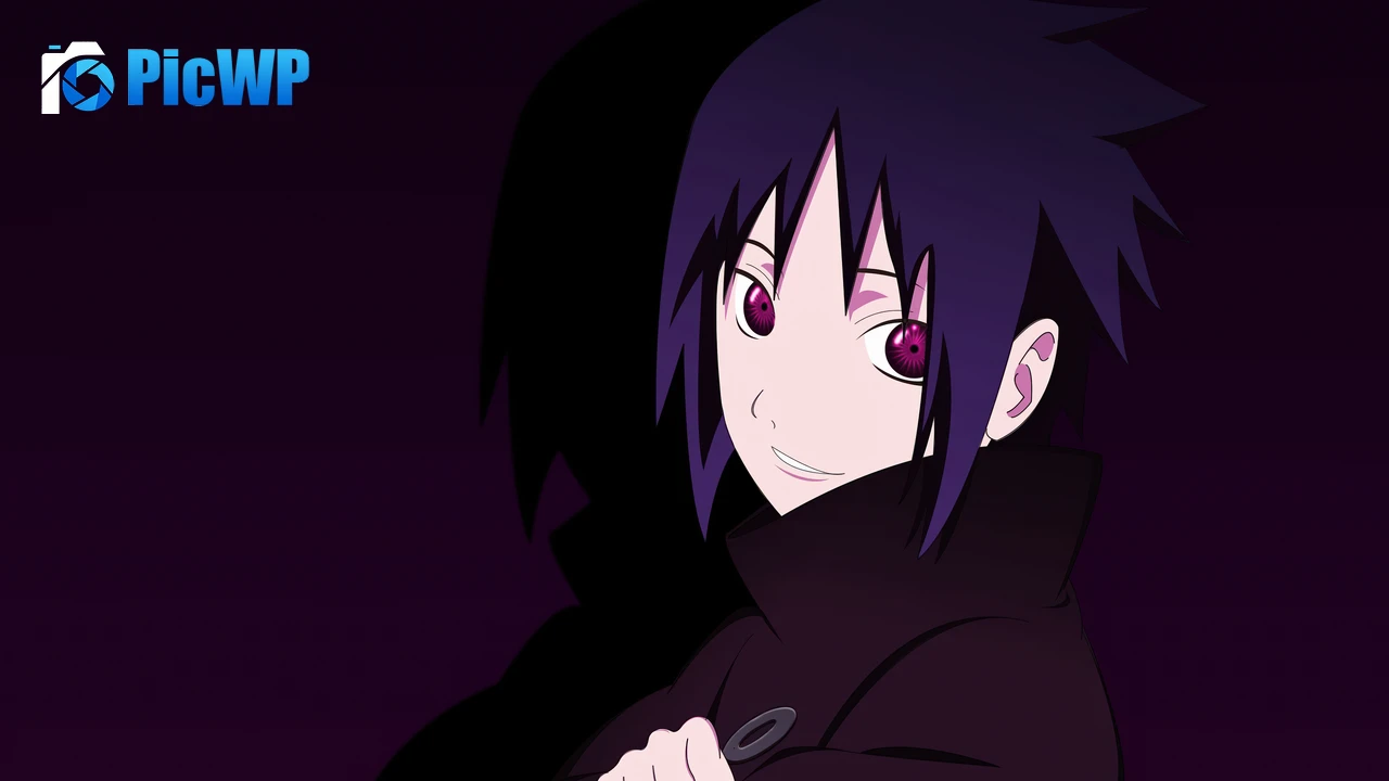 Sasuke Uchiha Smiling 6K PC Wallpaper