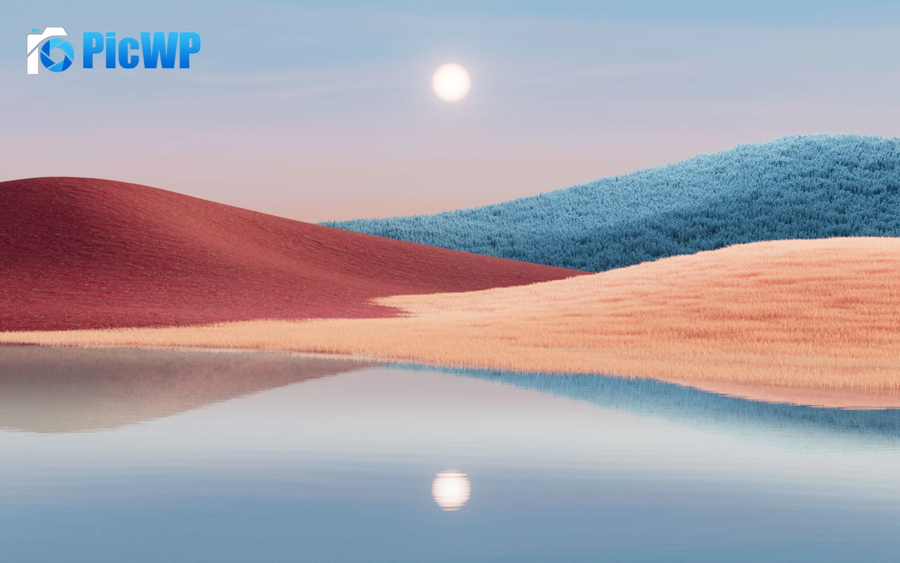 Sunset Colorful background 4K PC Wallpaper