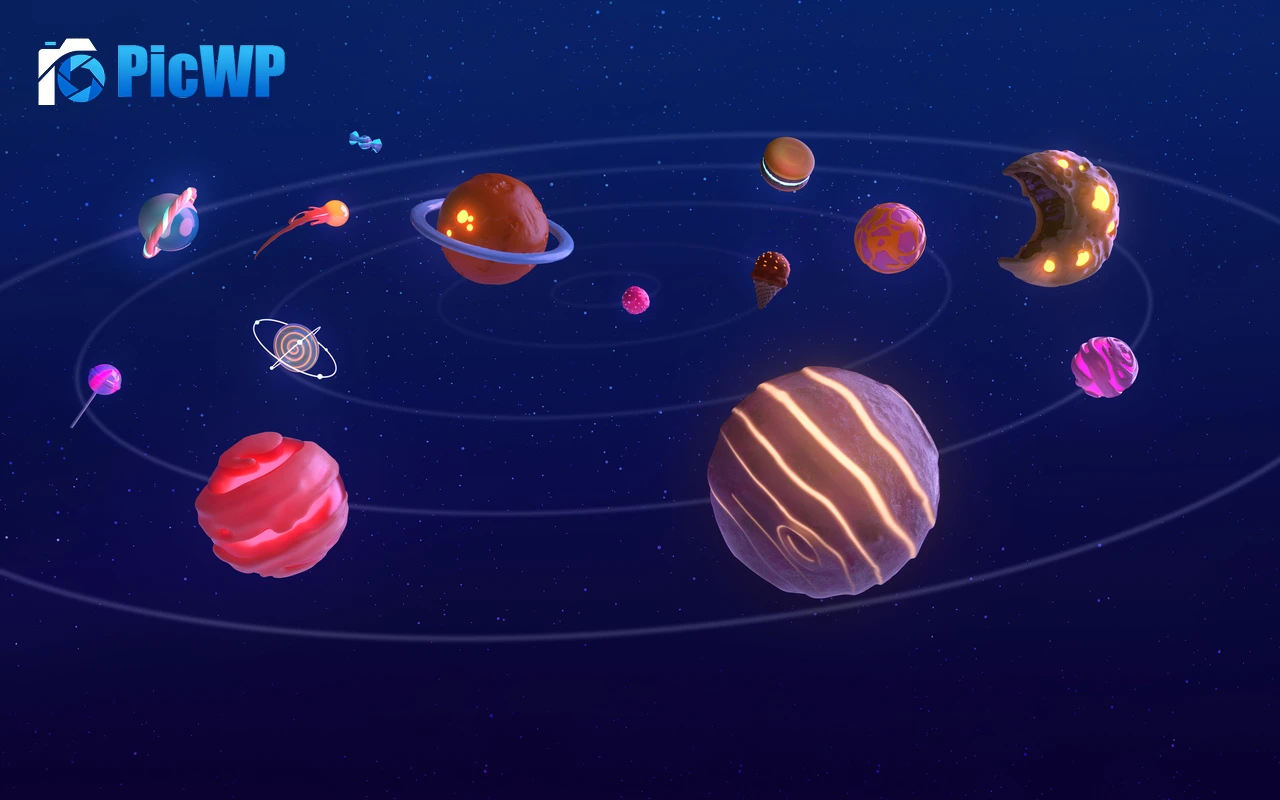 Windows 11 22H2 Solar system 4K PC Wallpaper