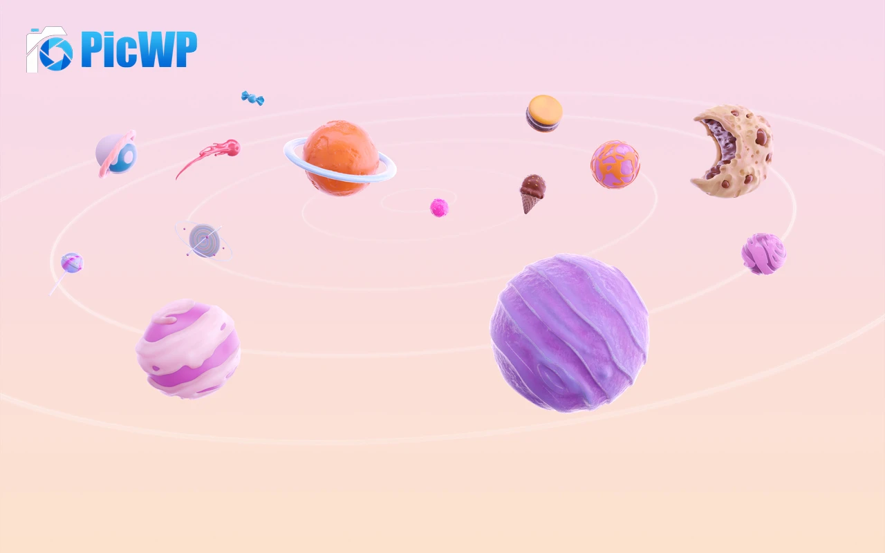 Solar system Illustration 4K PC Wallpaper