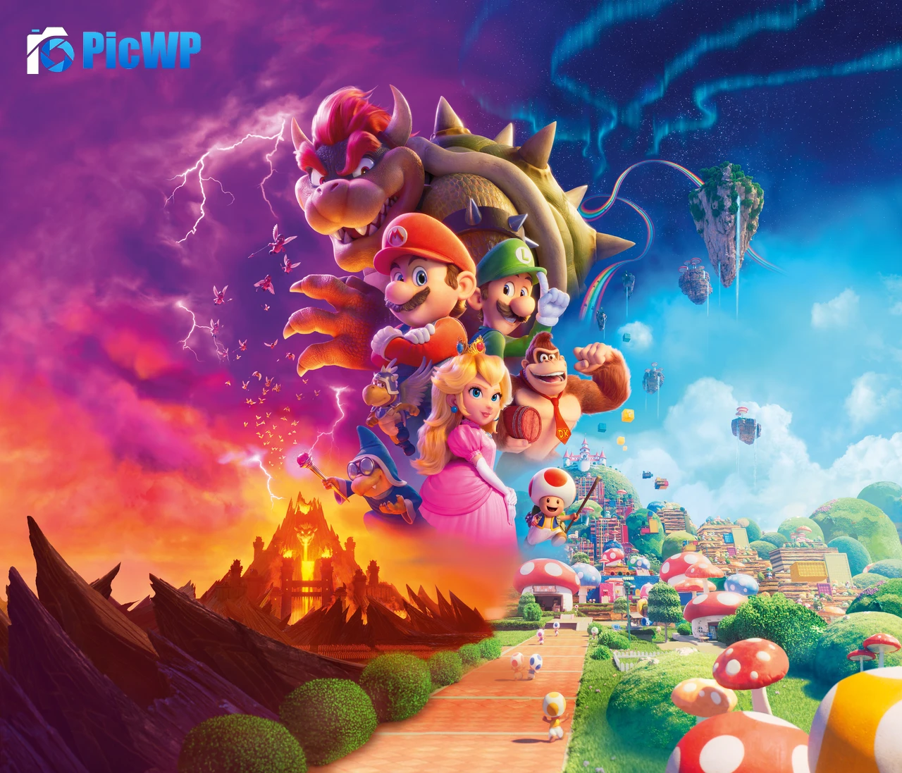 The Super Mario Bros. Movie Animation movies 5K PC Wallpaper