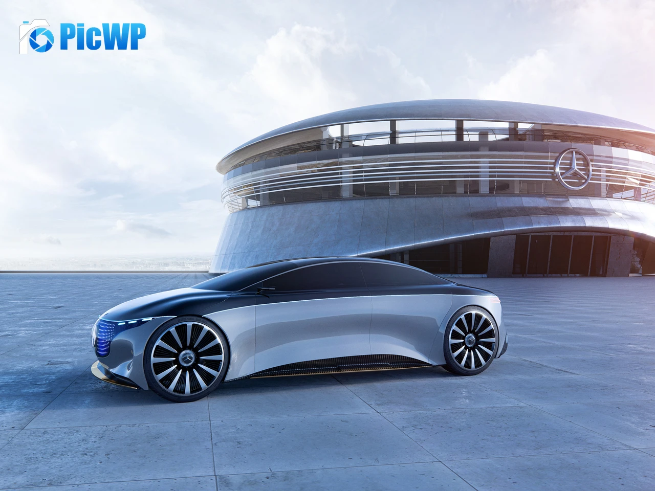 Mercedes-Benz Vision EQS Concept cars 4K PC Wallpaper