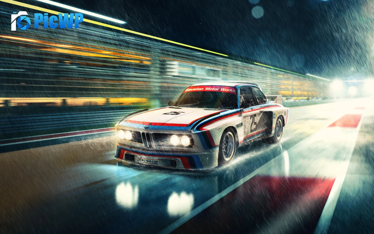 BMW 3.5 CSL NASCAR Race Car 4K PC Wallpaper
