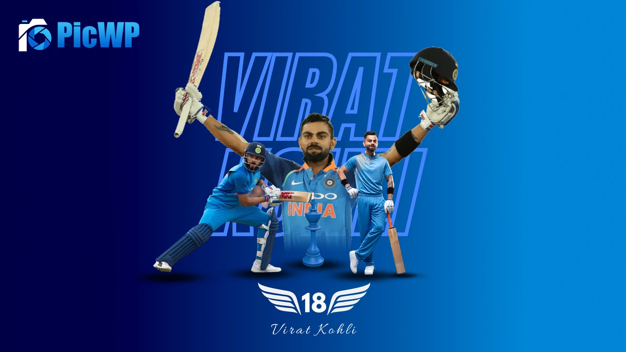 Virat Kohli Indian Jersey 18 6K PC Wallpaper
