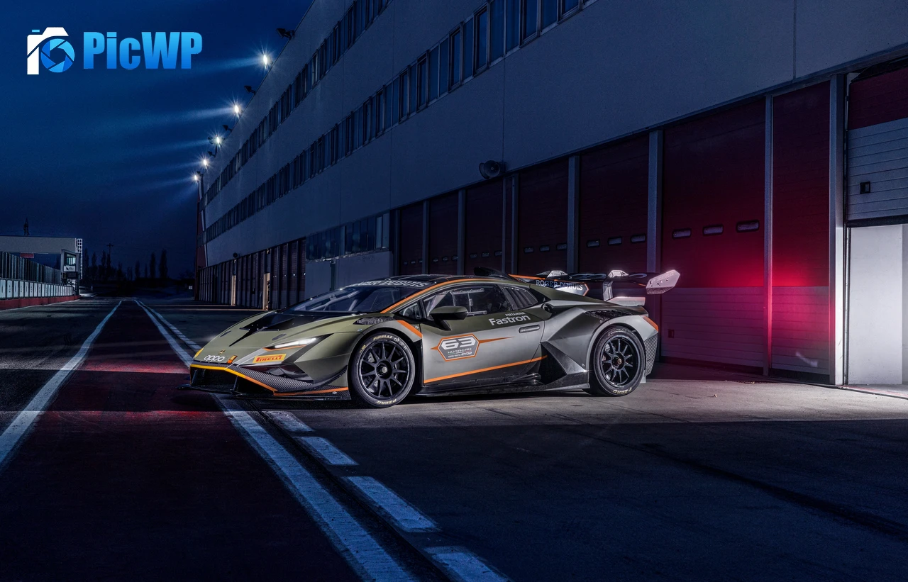 Lamborghini Huracán Super Trofeo EVO2 Race cars 8K PC Wallpaper